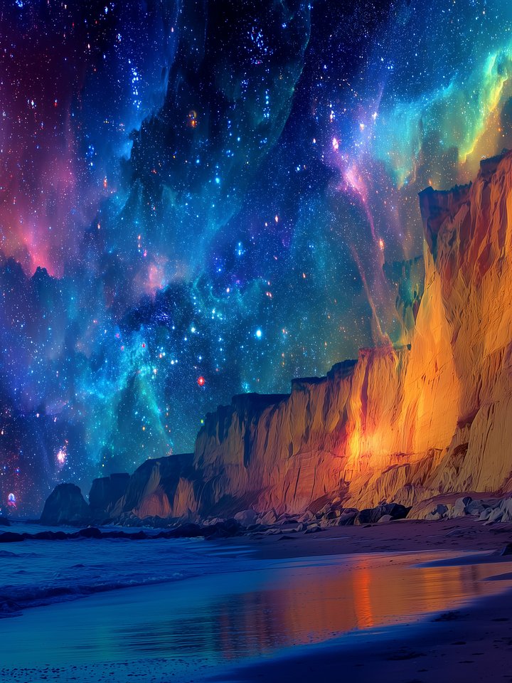 Surreal Coastal Cliffs Set product image (1)