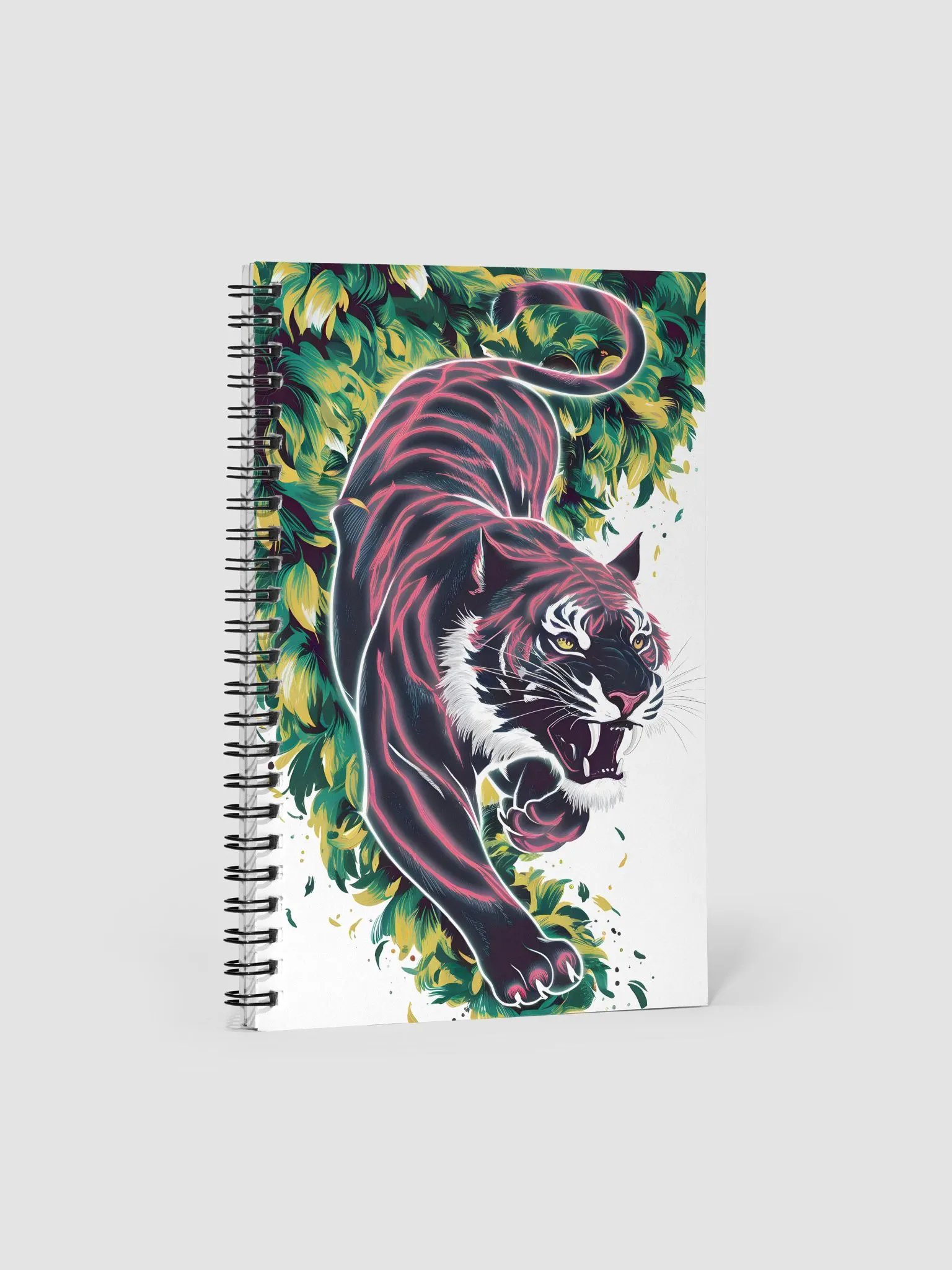 Vibrant Tiger Roar Spiral Notebook product image (2)