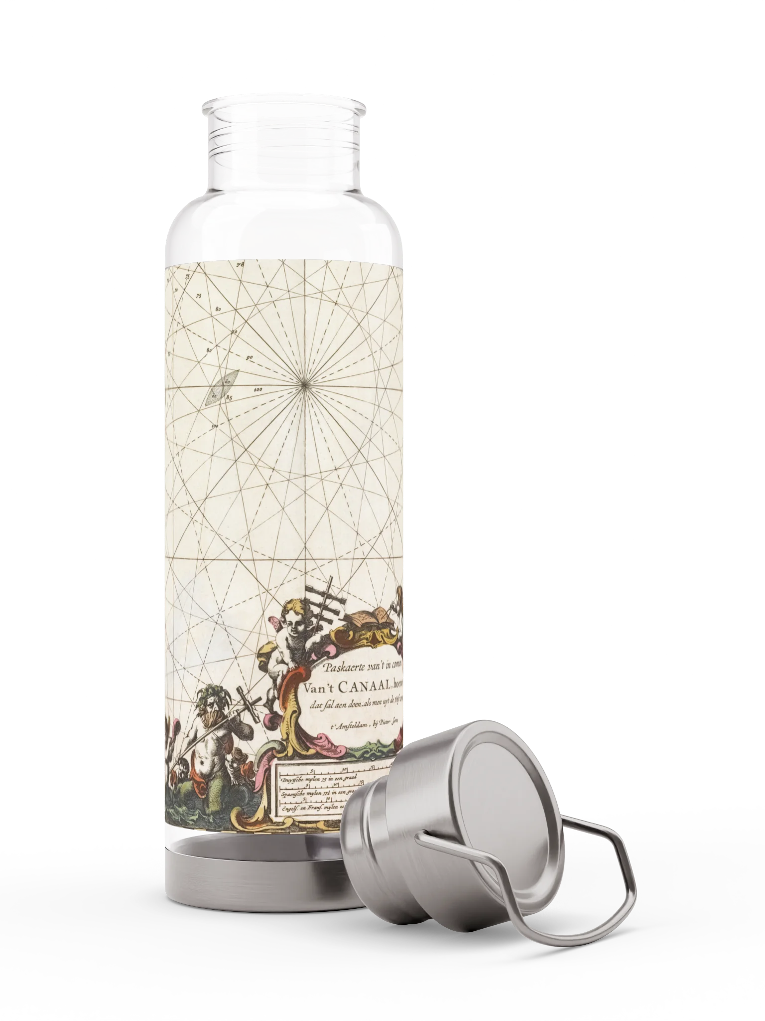 Nautical Chart Voyager Bottle product image (9)