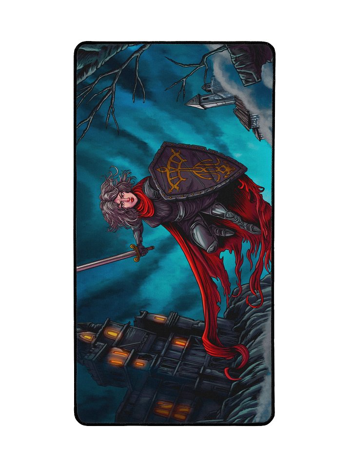 'Knight' Hand Drawn Playmat by DarkSideTokens! product image (2)