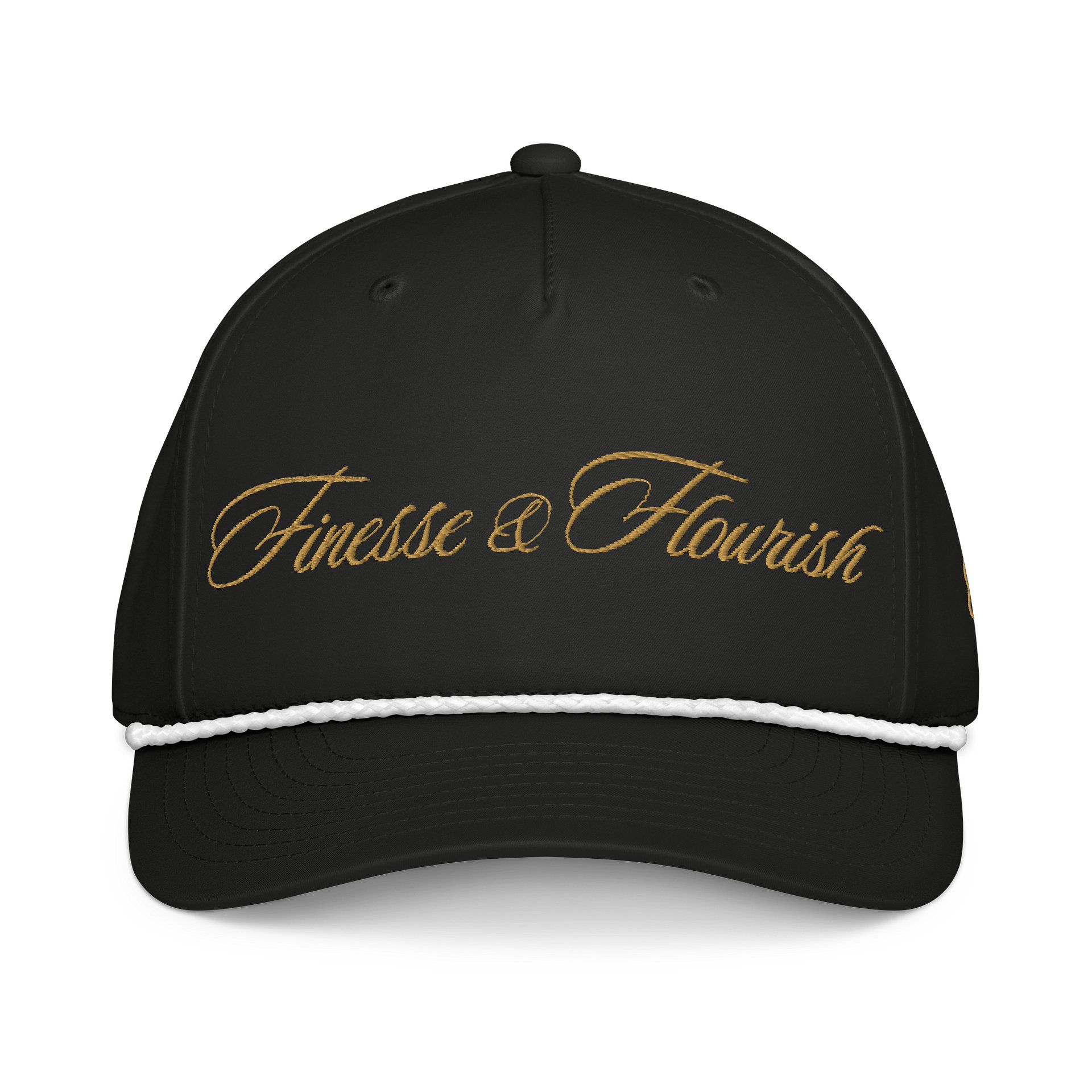 F&F Script Five-Panel Classic Rope Cap (GLD) product image (1)