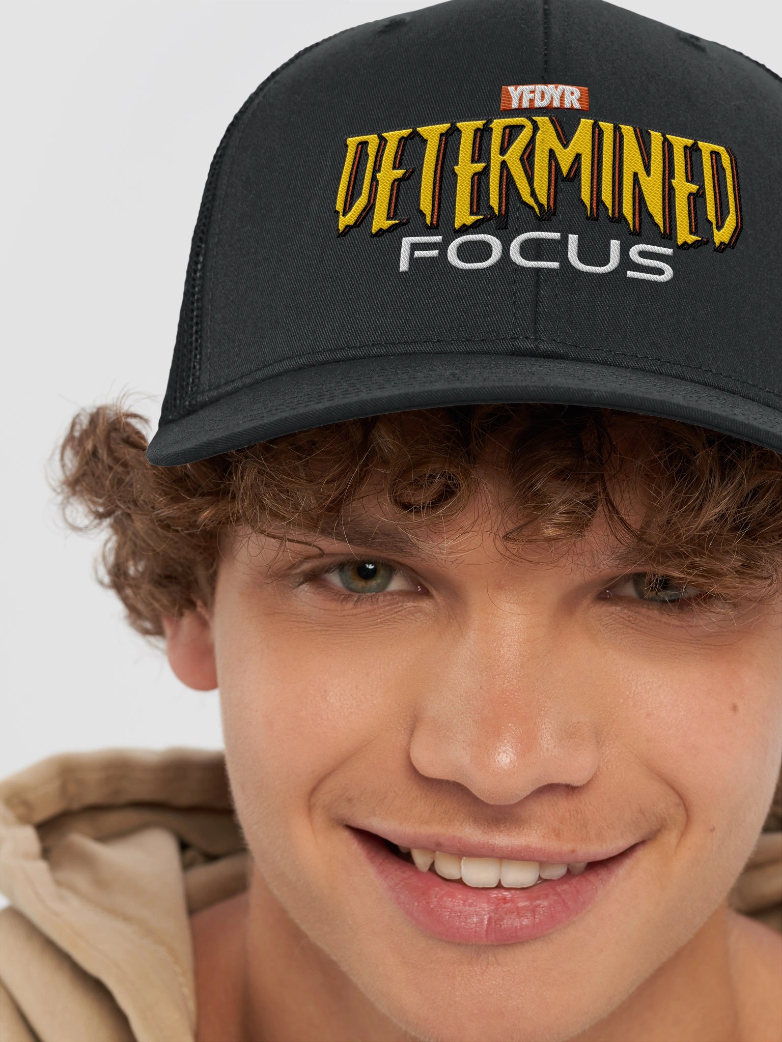Determined Focus (Wall Crawler) Trucker cap product image (8)