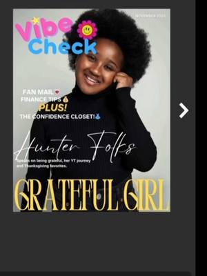 Thank you @vibe.checkmagazine #magazine #november #girl #fyp #girlpower 