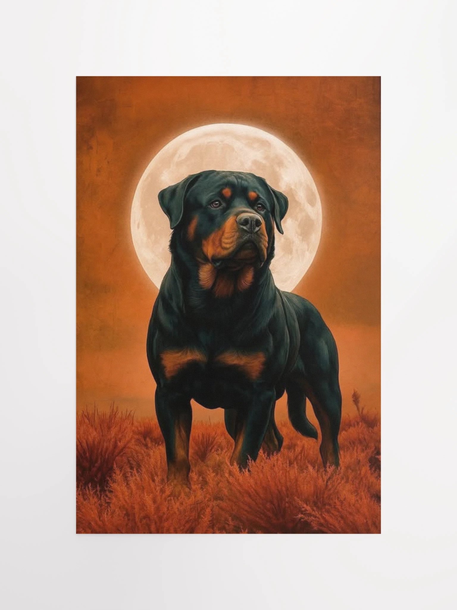 Moonlit Rottweiler Poster product image (12)