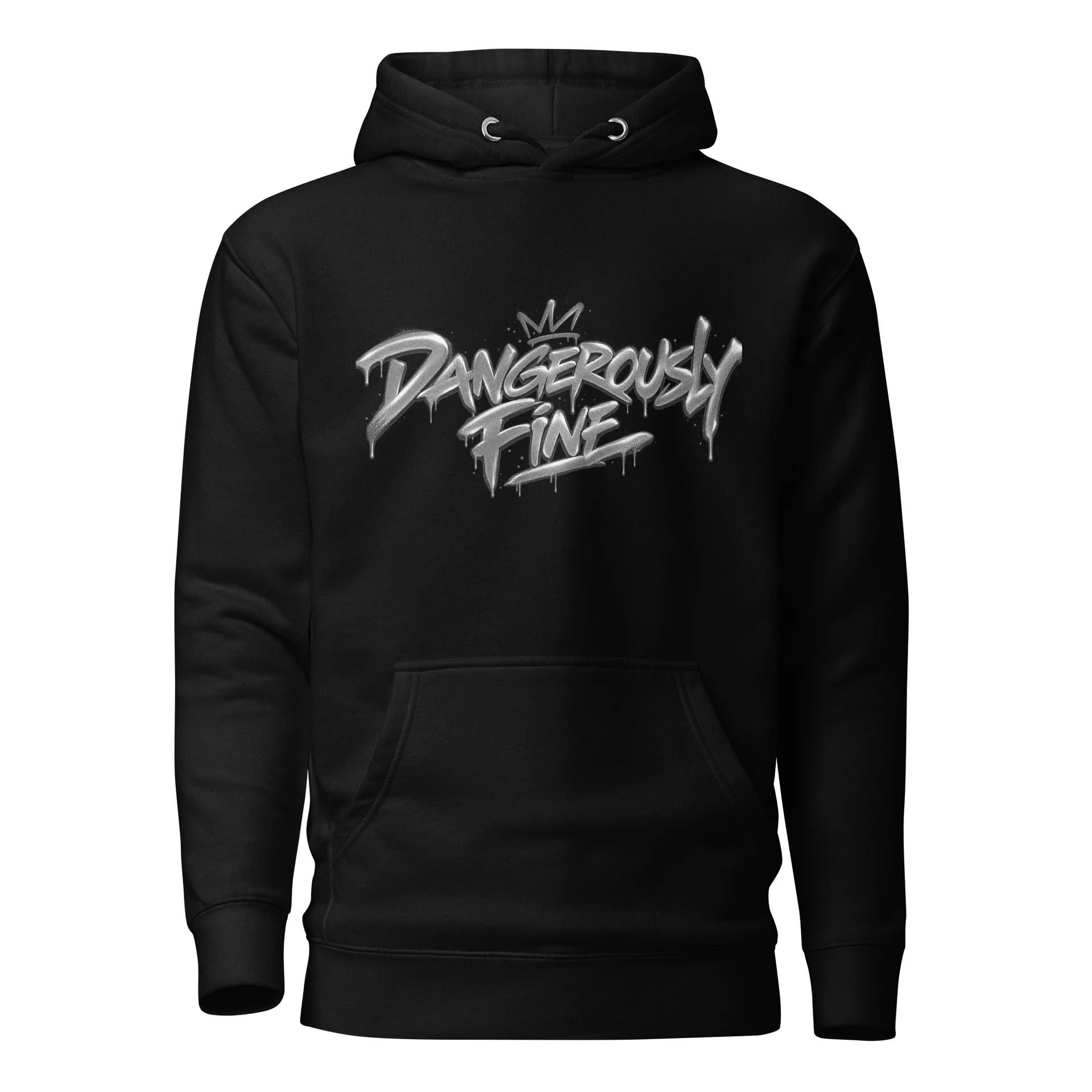 HERitage Dangerously Fine Hoodie In Silver product image (2)