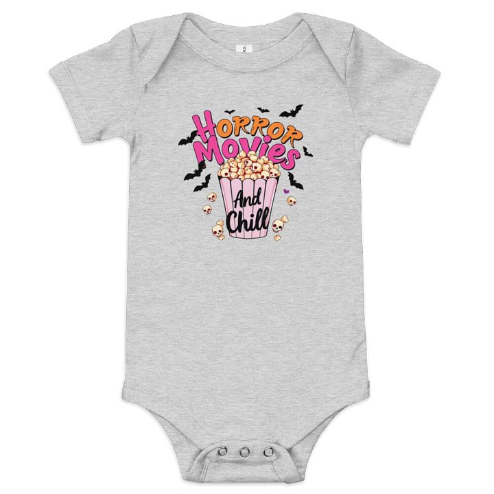 Horror Movies And Chill Baby Romper Onesie product image (1)