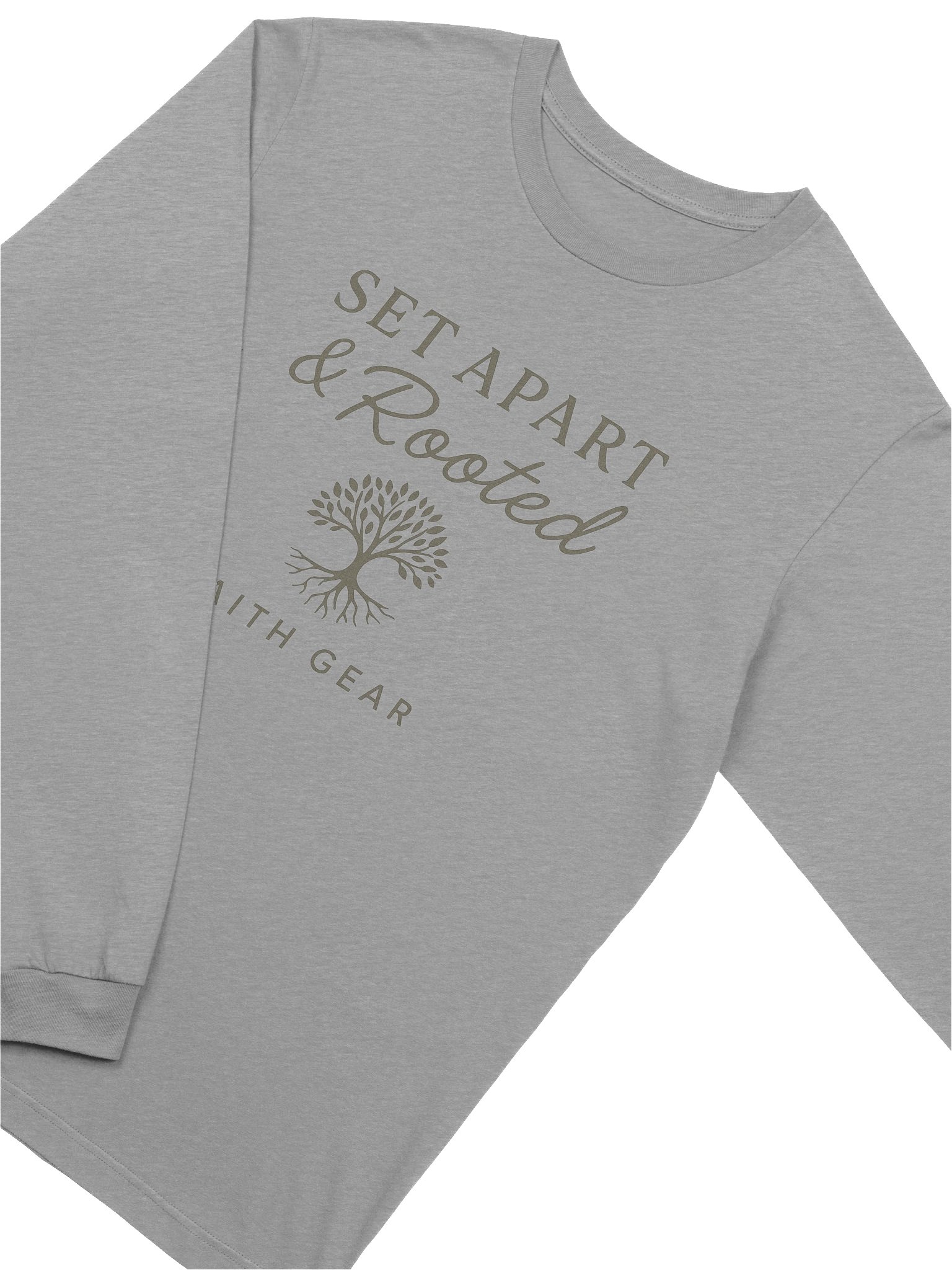 Set Apart & Rooted Branded Long Sleeve Tee (Light Colors) product image (2)