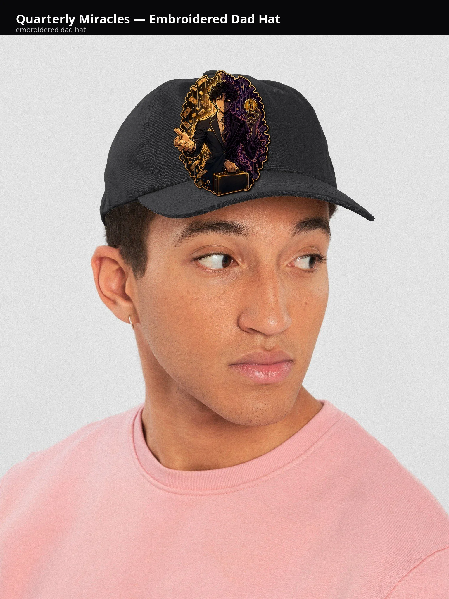 Quarterly Miracles — Embroidered Dad Hat - FKGyvA