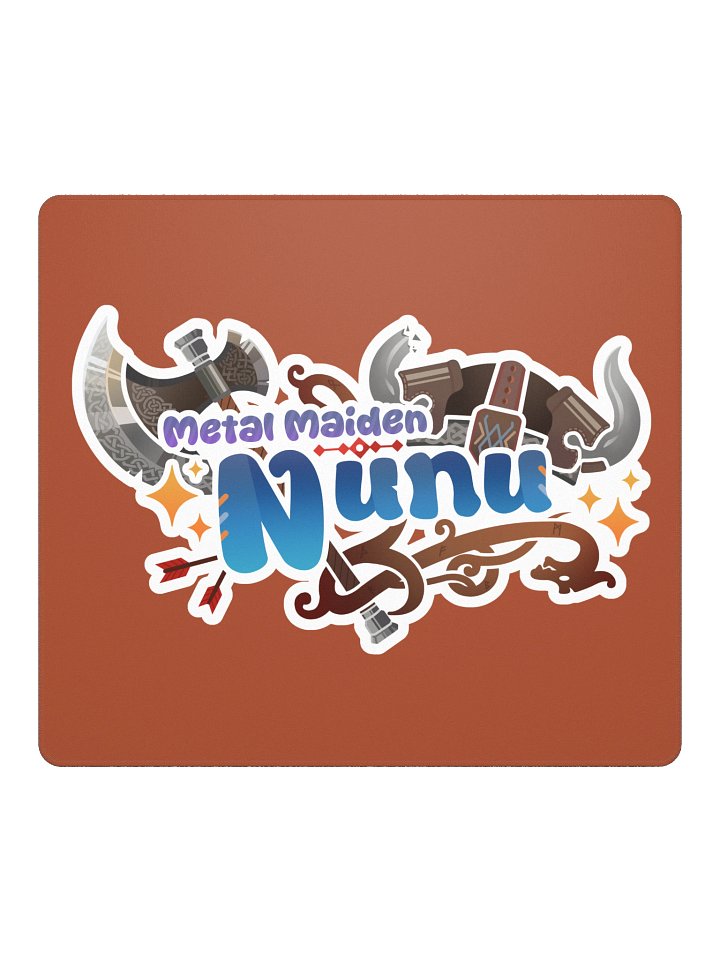 Nunu Logo Gamer Mouse Pad product image (2)
