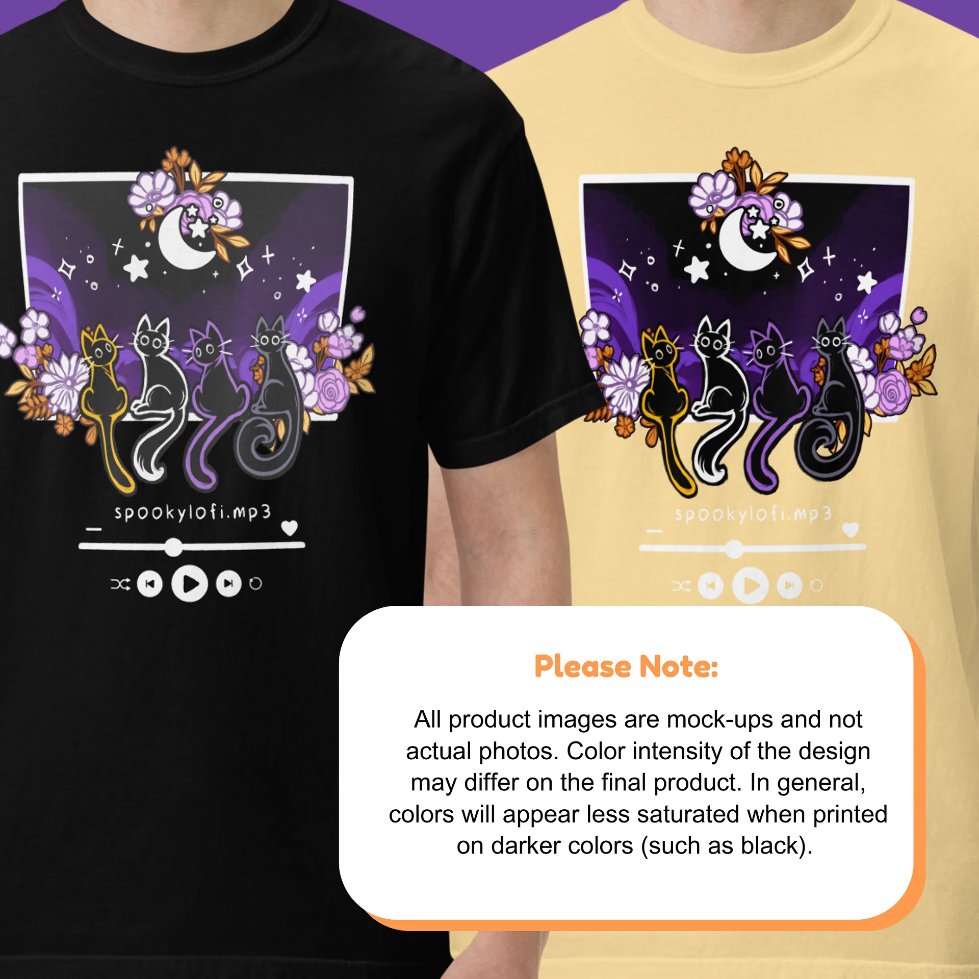 Subtle Nonbinary Pride Lofi Cat Tee product image (4)