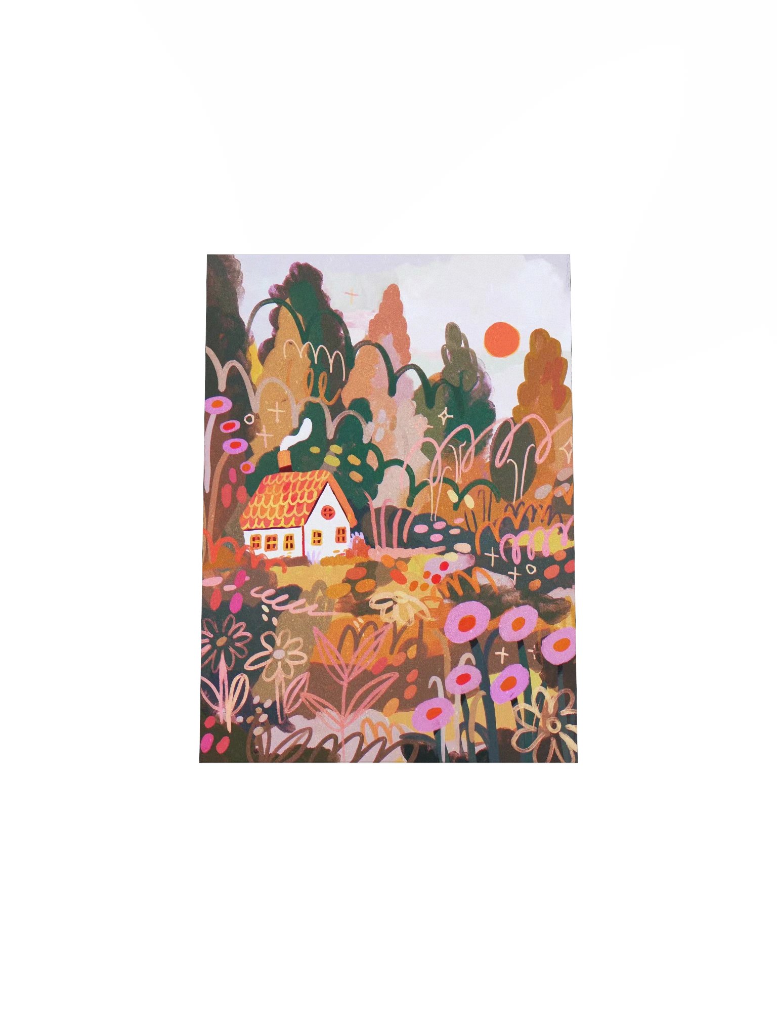 Playful Cottage Print product image (5)