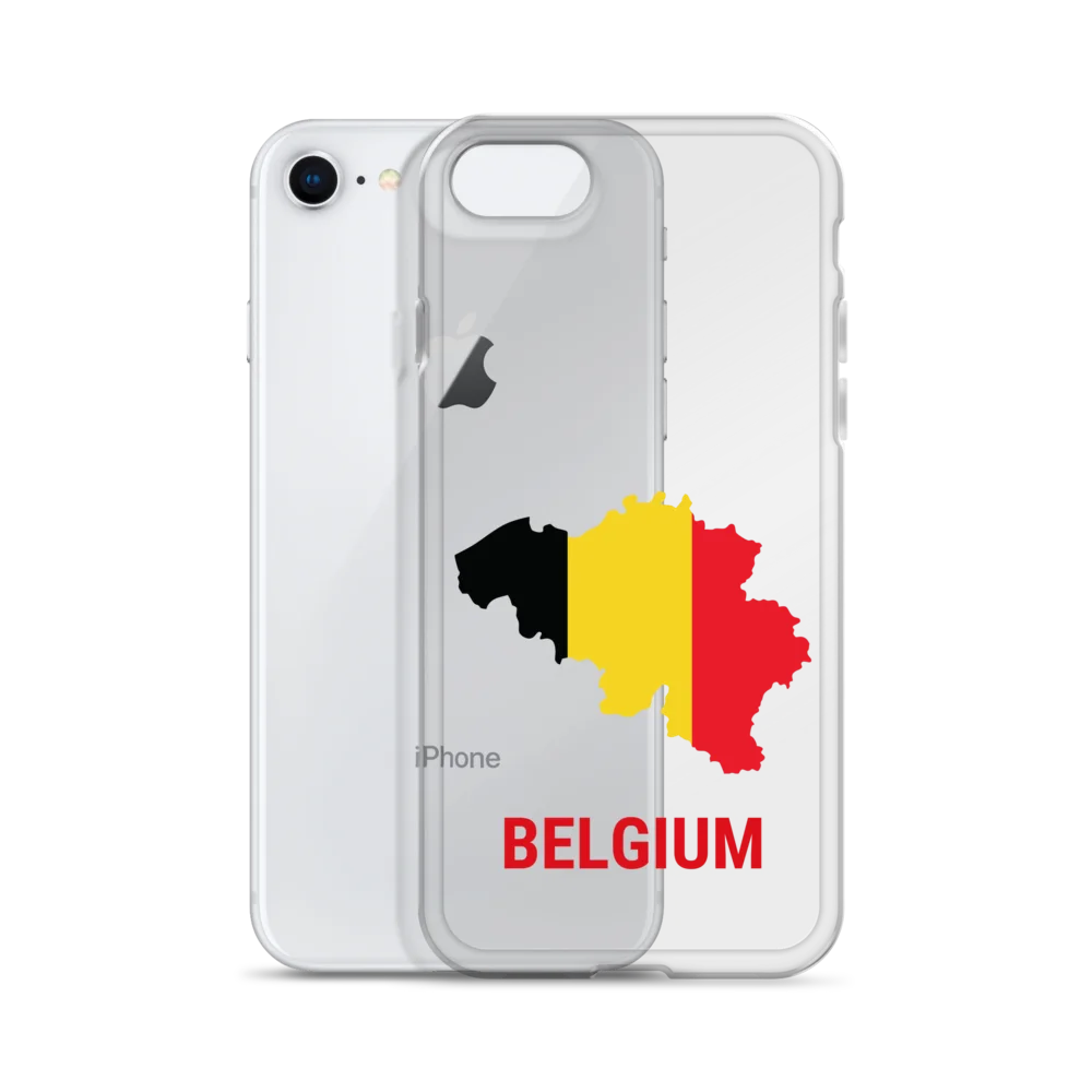 Belgium 2026 World Cup Flag iPhone Tough Case - Belgium Soccer Phone Cover - Dual Layer Protective Case product image (2)