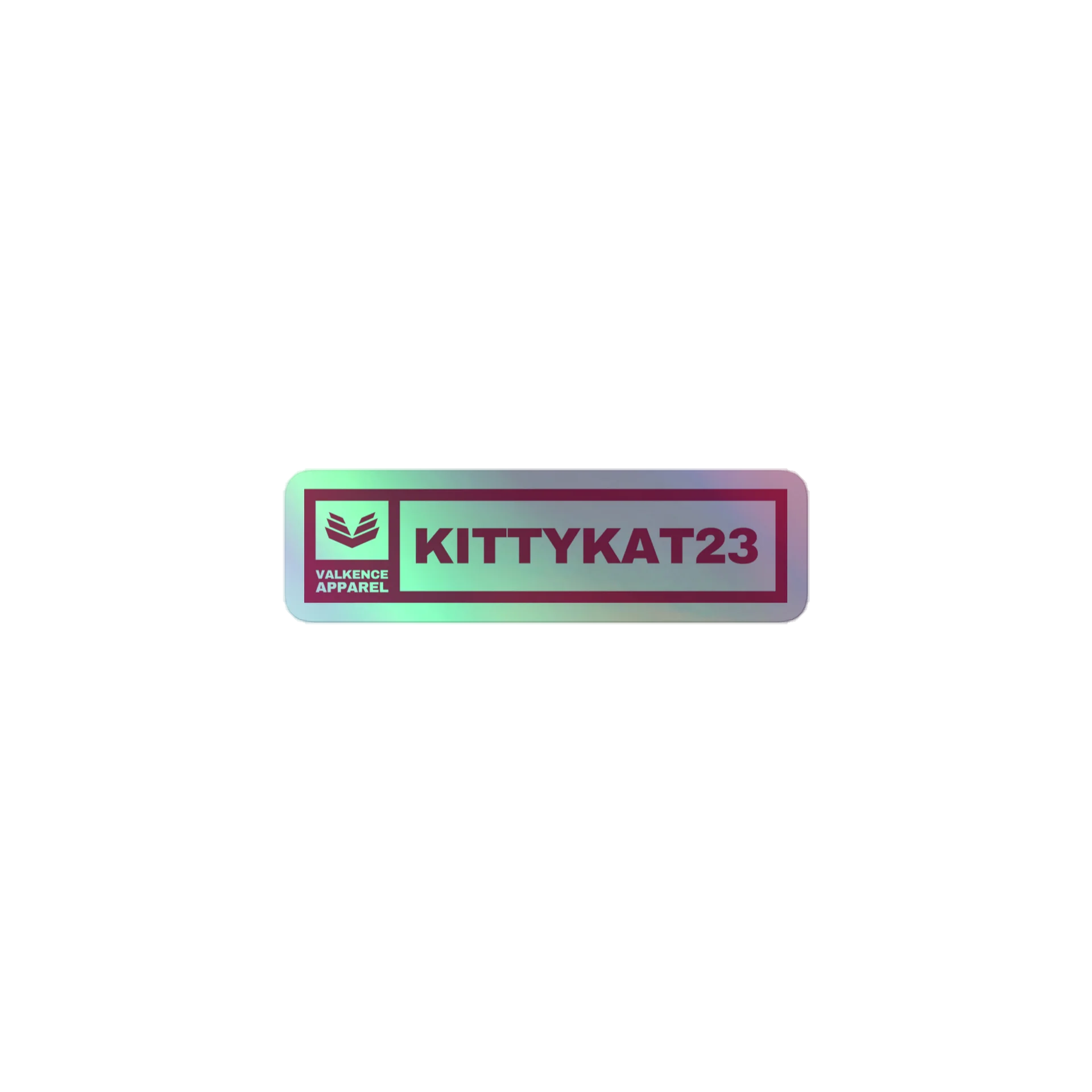 Kittykat23 Kiss-Cut Holographic Sticker - Cherry product image (1)