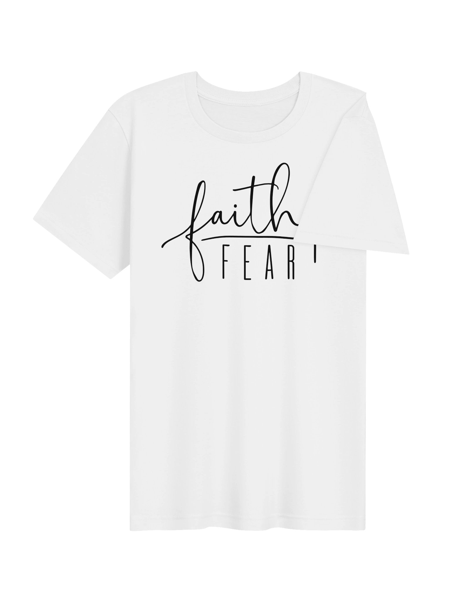 Faith Over Fear Graphic T-Shirt | Unisex Bible Verse Tee product image (4)