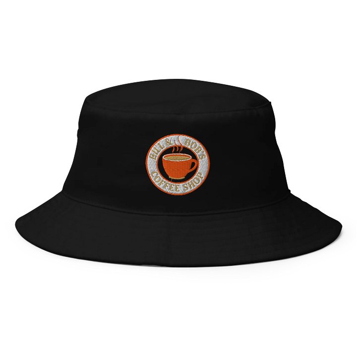 Bill and Bob's Coffee Shop | AA Recovery Bucket Hat Orange Color Design product image (1)