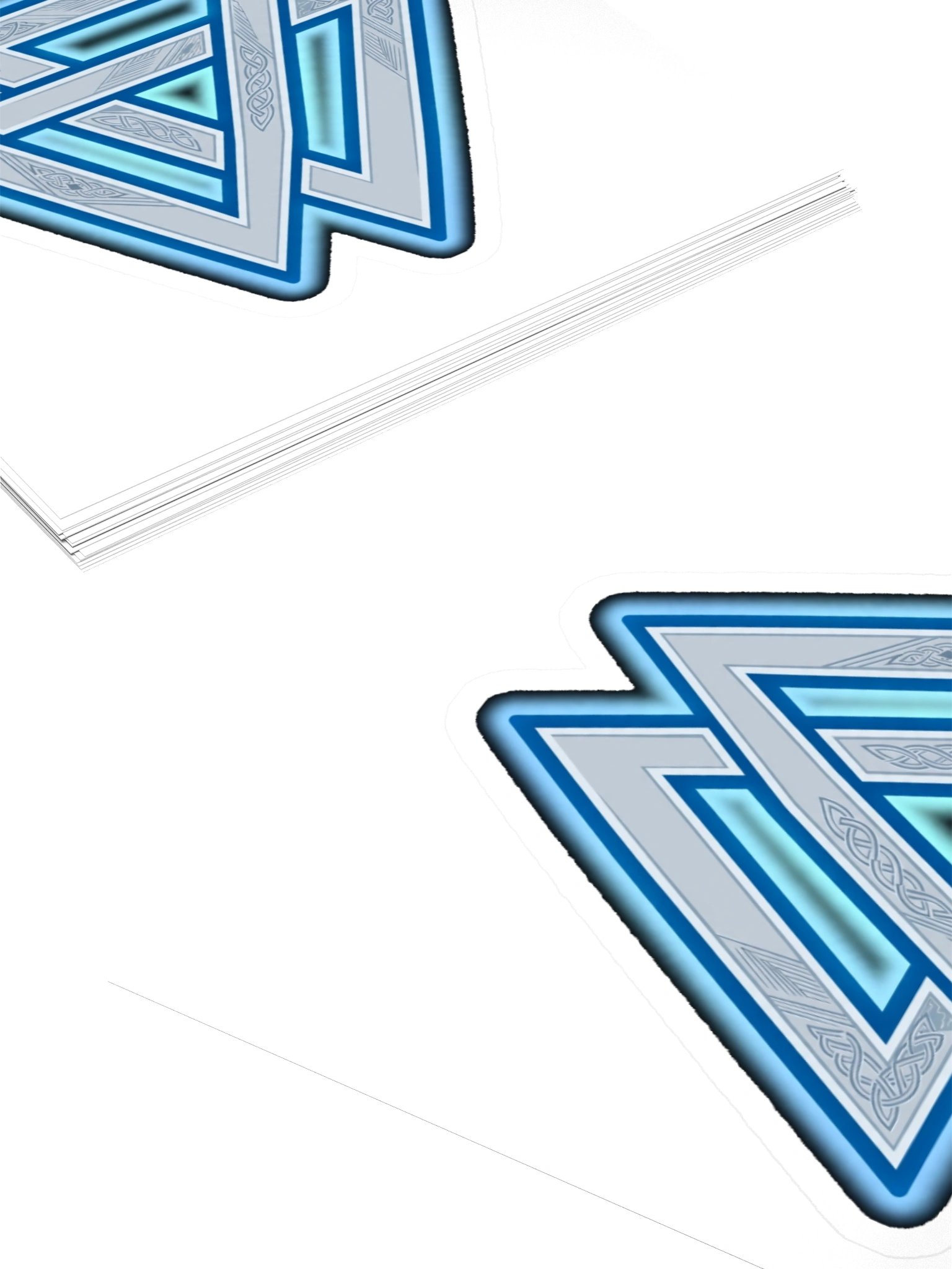Minimal Valknut Sticker product image (14)