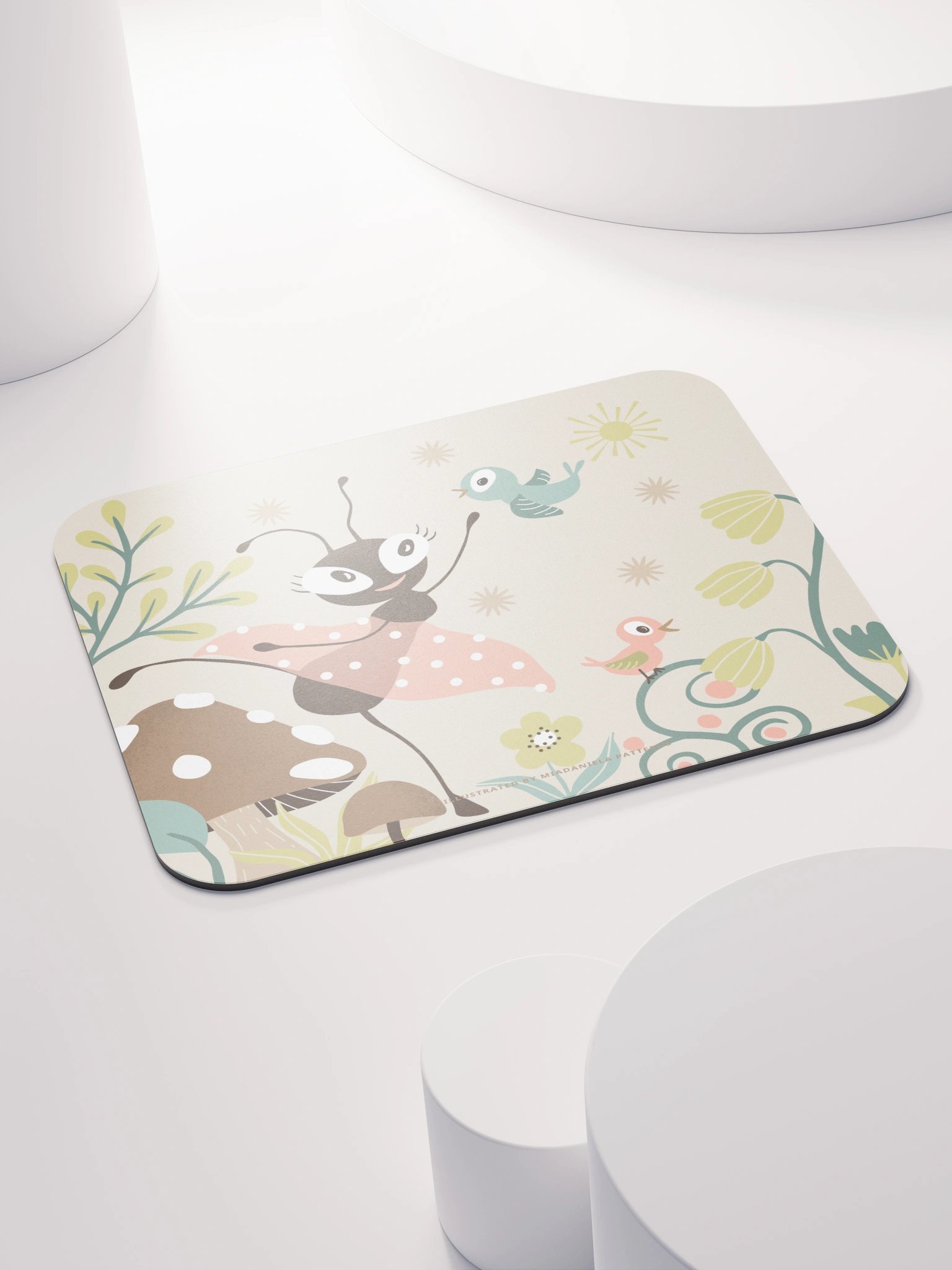 Cute Ballerina Mouse Pad product image (4)