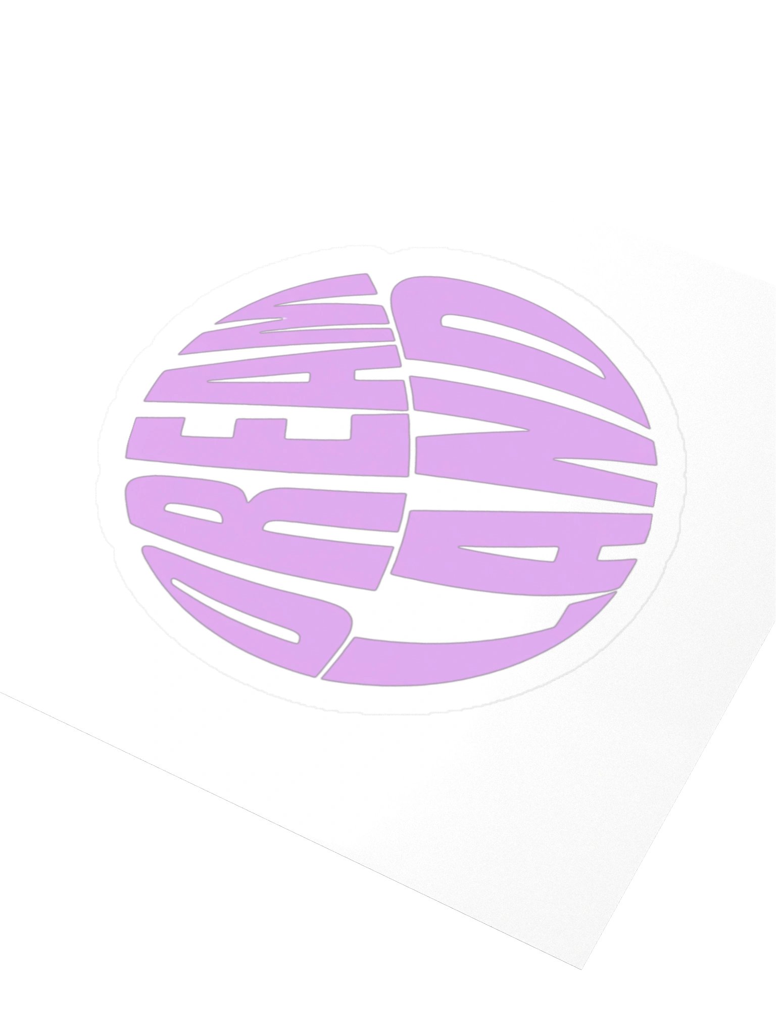 Dreamland Pink Circle Kiss Cut Sticker product image (10)