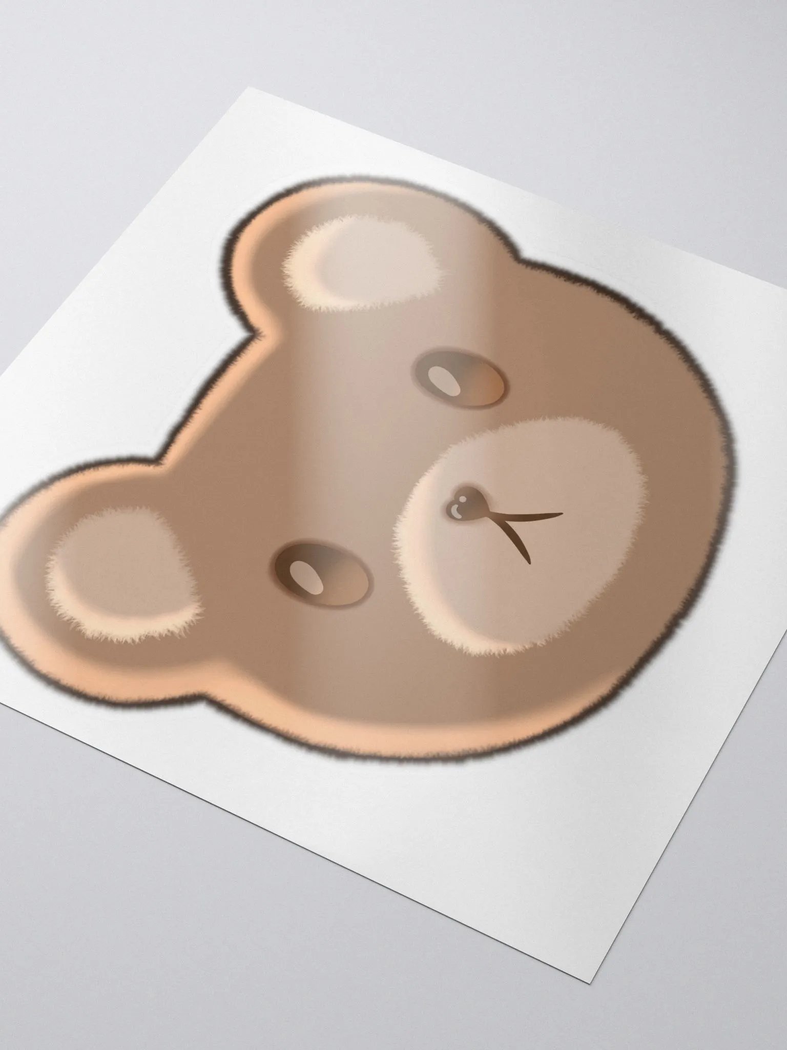 Cute & Cozy Teddy Bear - STICKER product image (3)