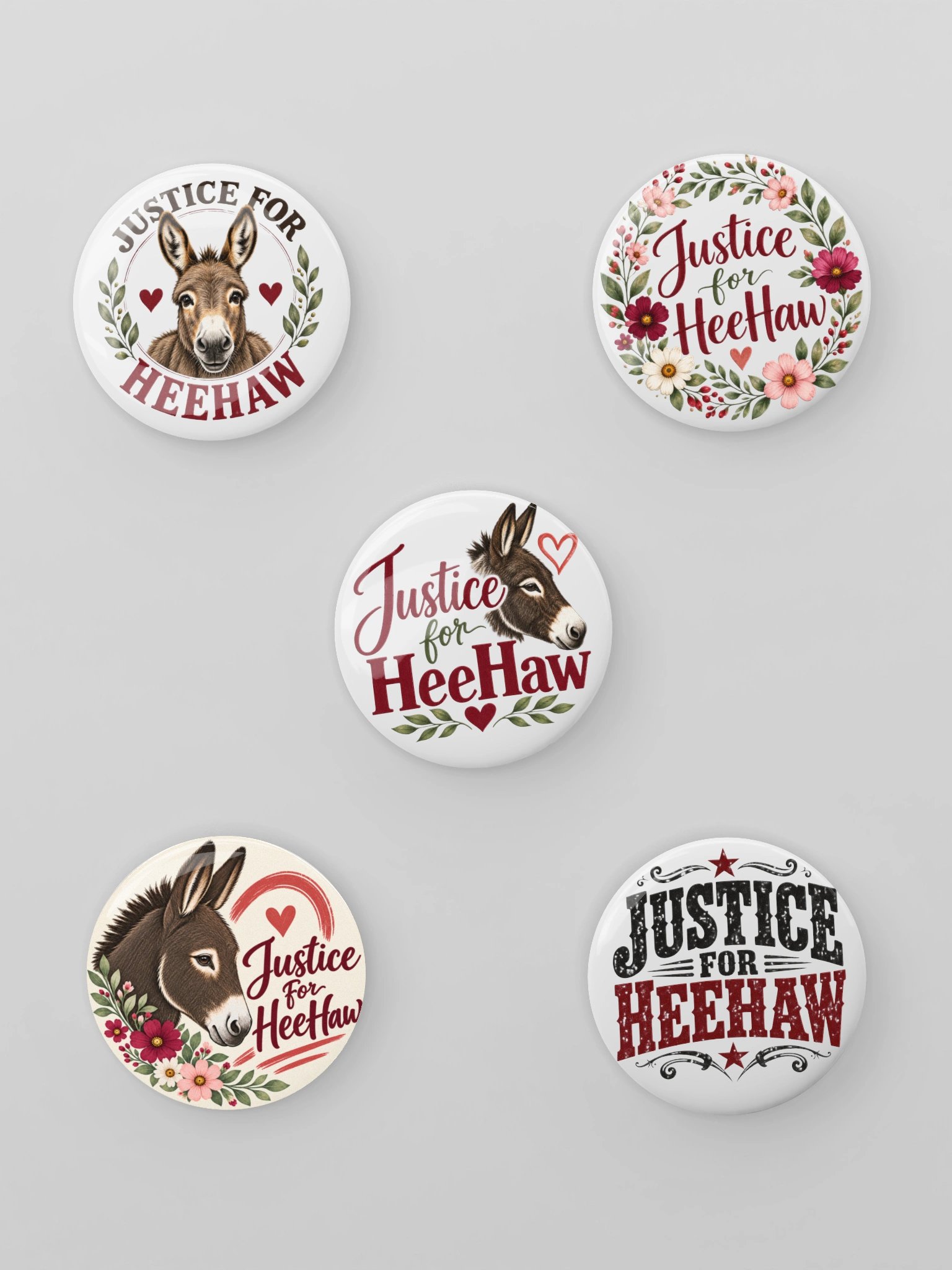 Justice For HeeHaw Beautiful Pin Collection product image (1)