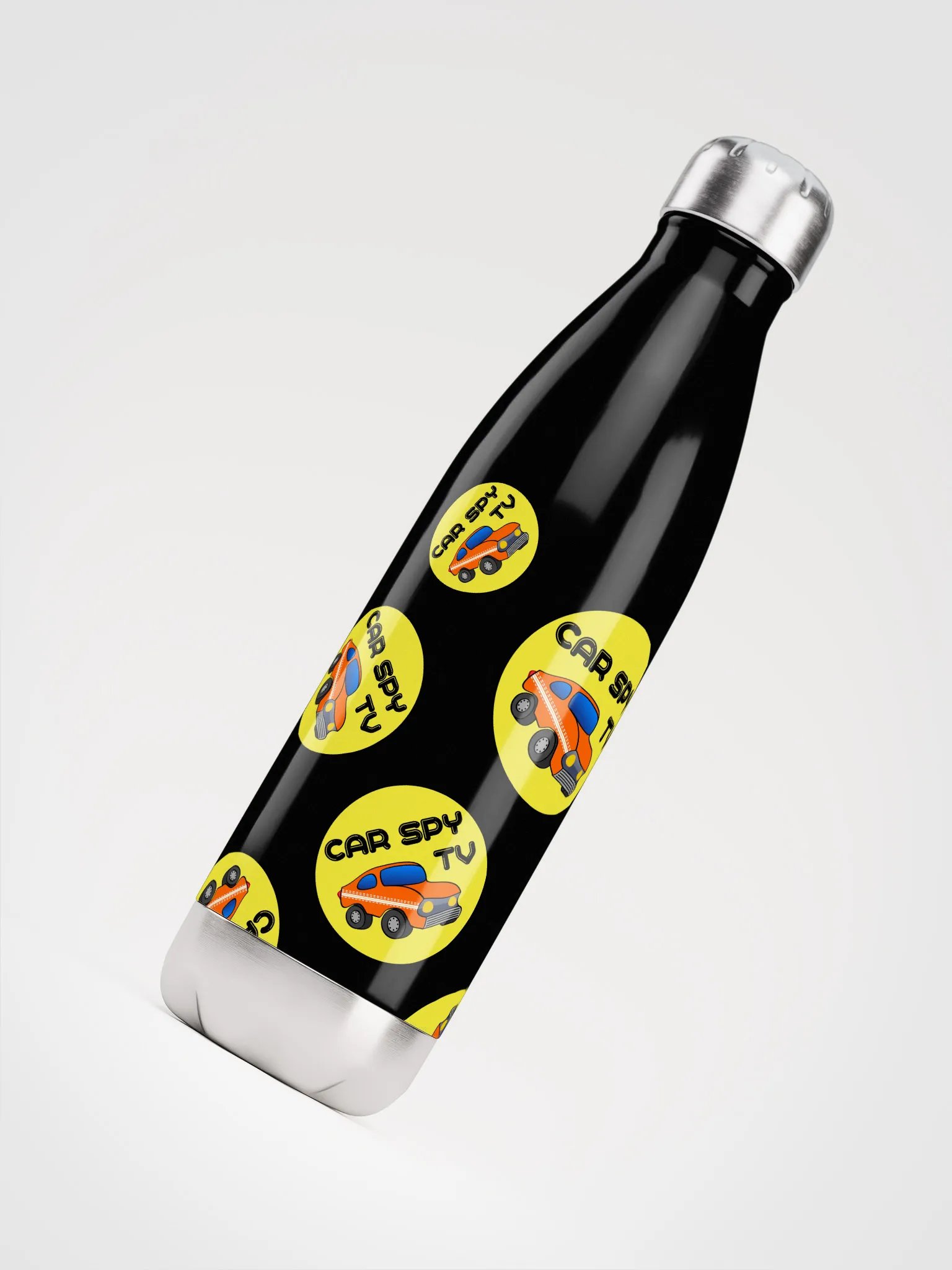 Stainless Steel Drinks Bottle: CarSpyTV Logo product image (2)