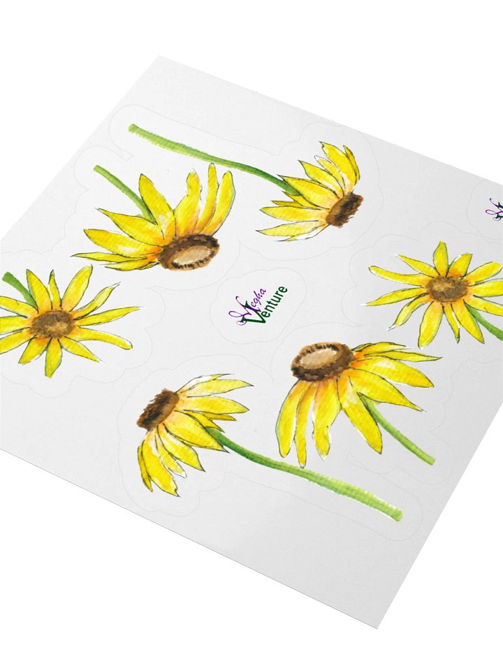 Yellow Coneflowers Sticker product image (1)