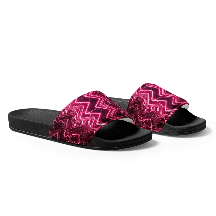 Pink rippled slides product image (1)