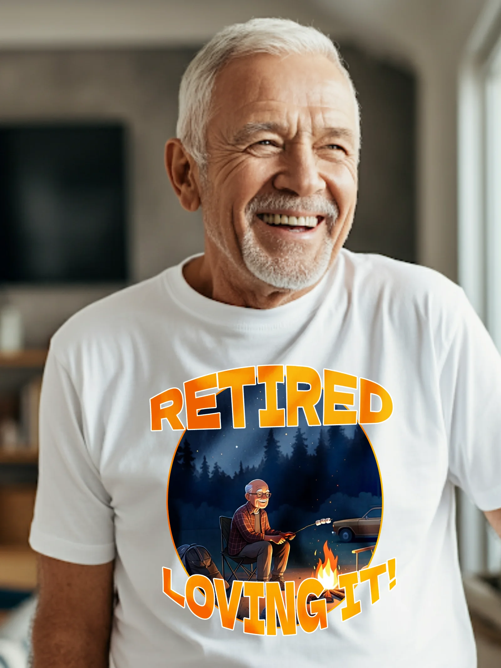 Retired, Loving It Tee product image (7)