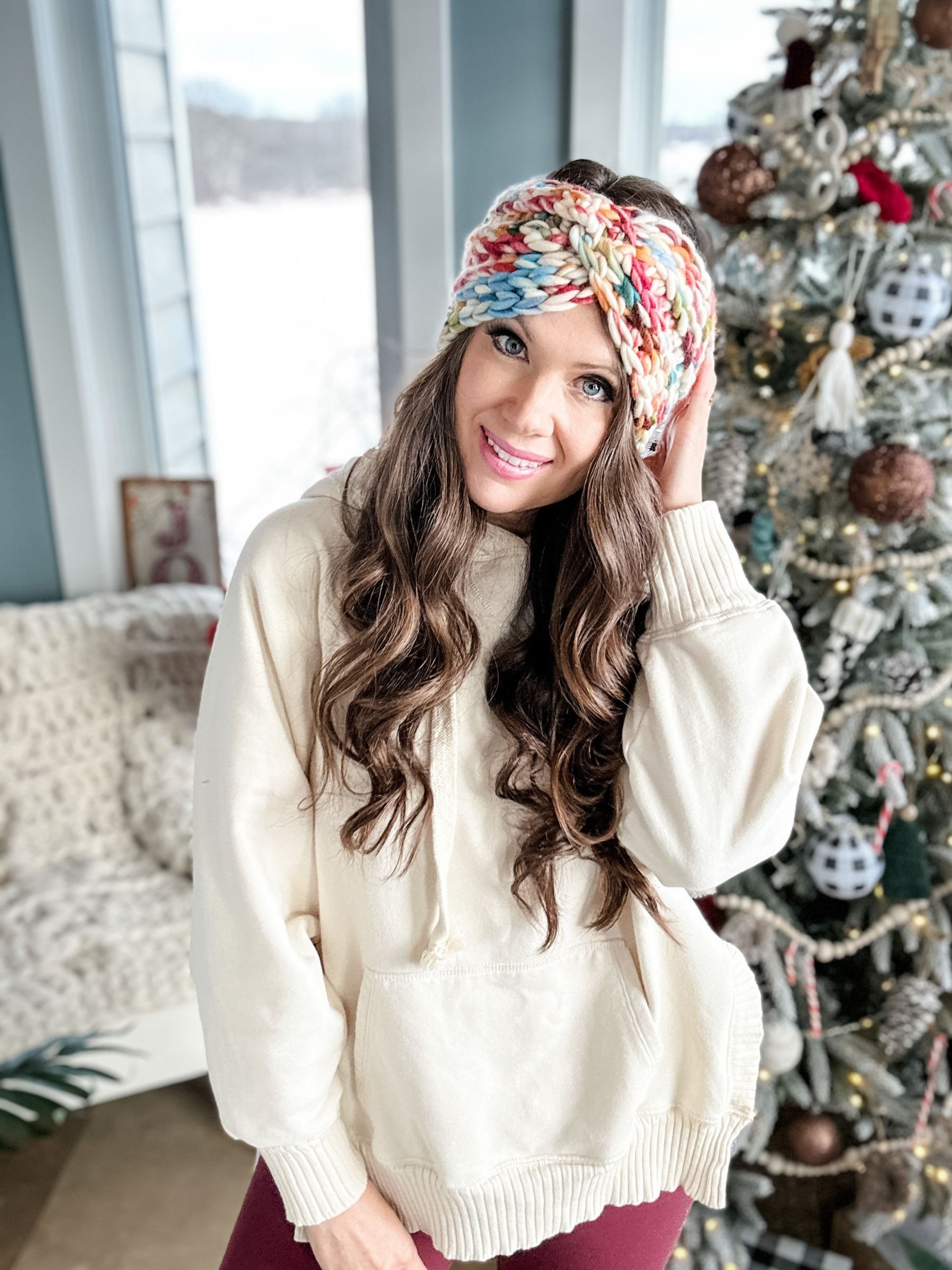 Chunky Ribbed Headband Crochet Pattern product image (6)