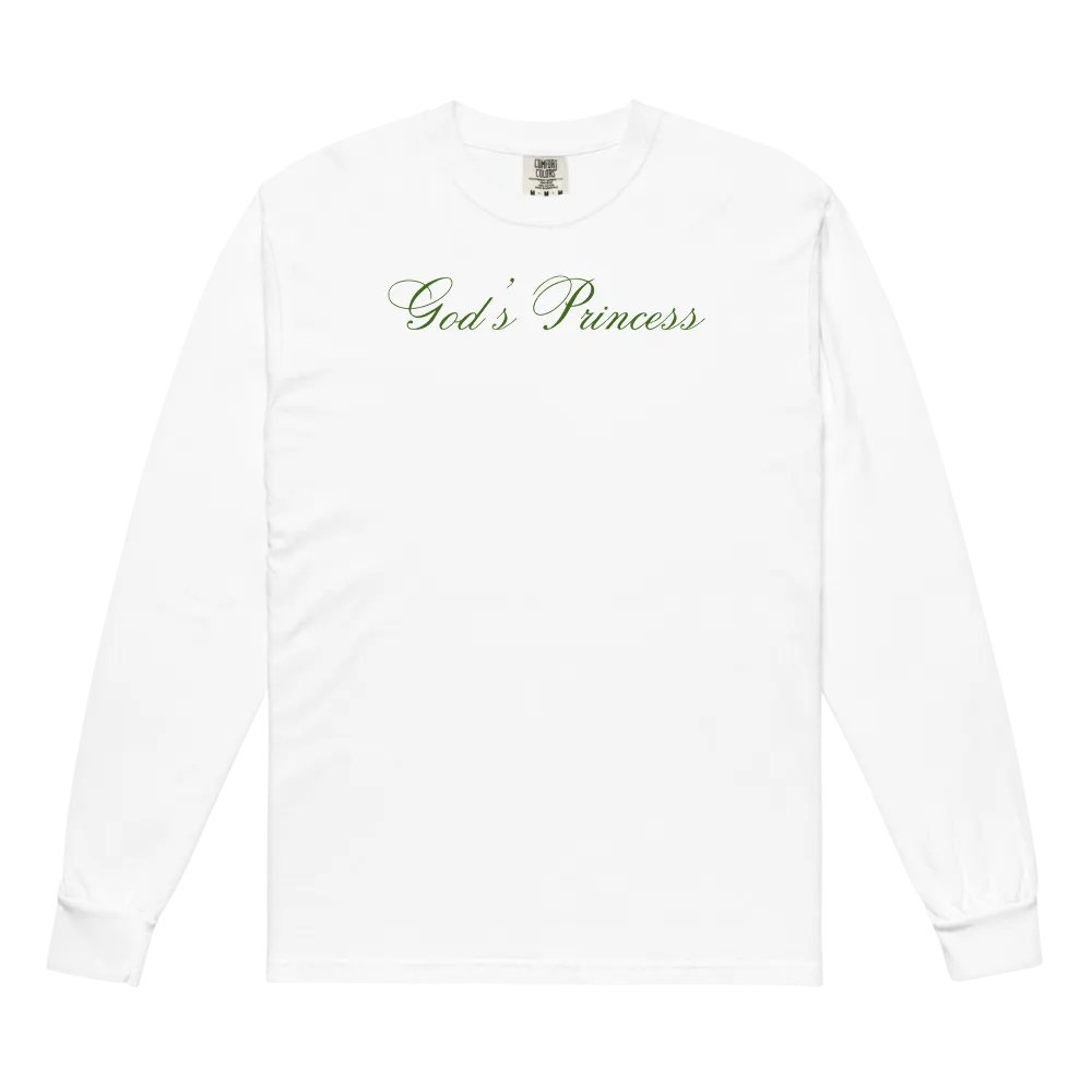 God's Princess (Dark Green Script) Long Sleeve product image (5)