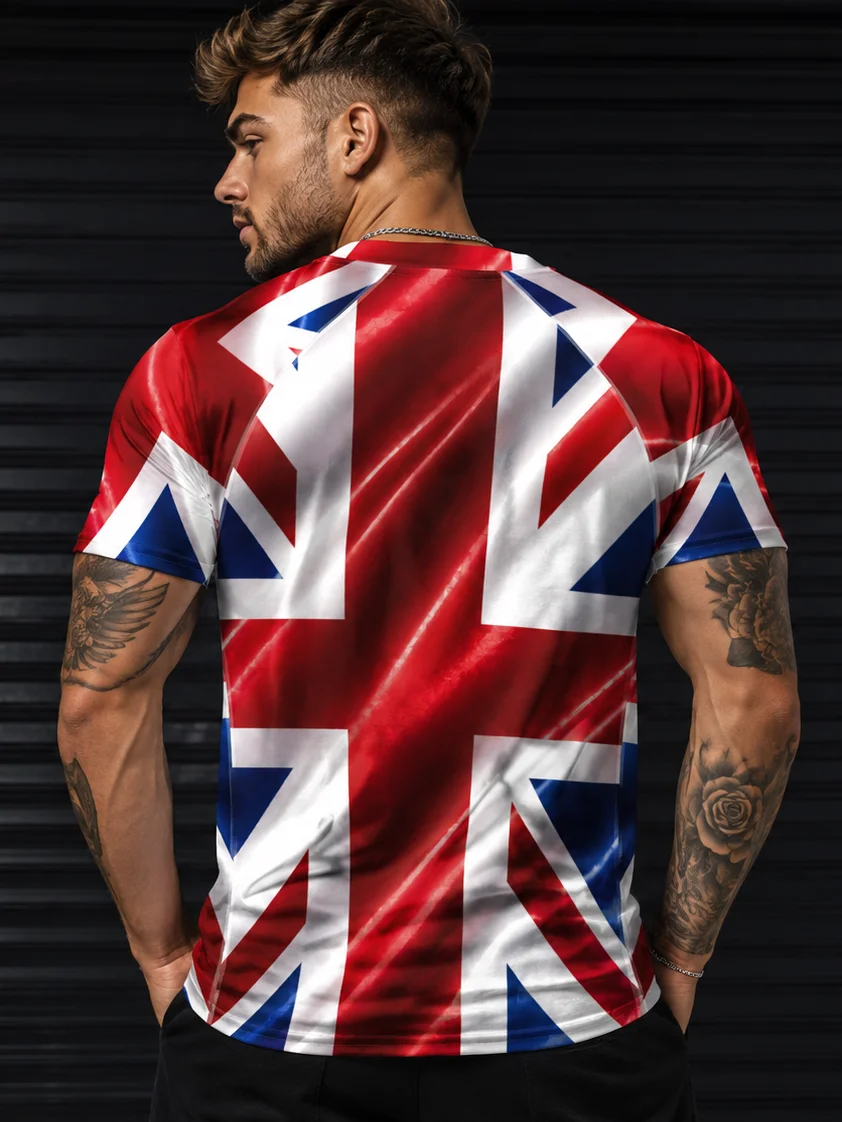 UK Wave Flag Rash Guard product image (2)