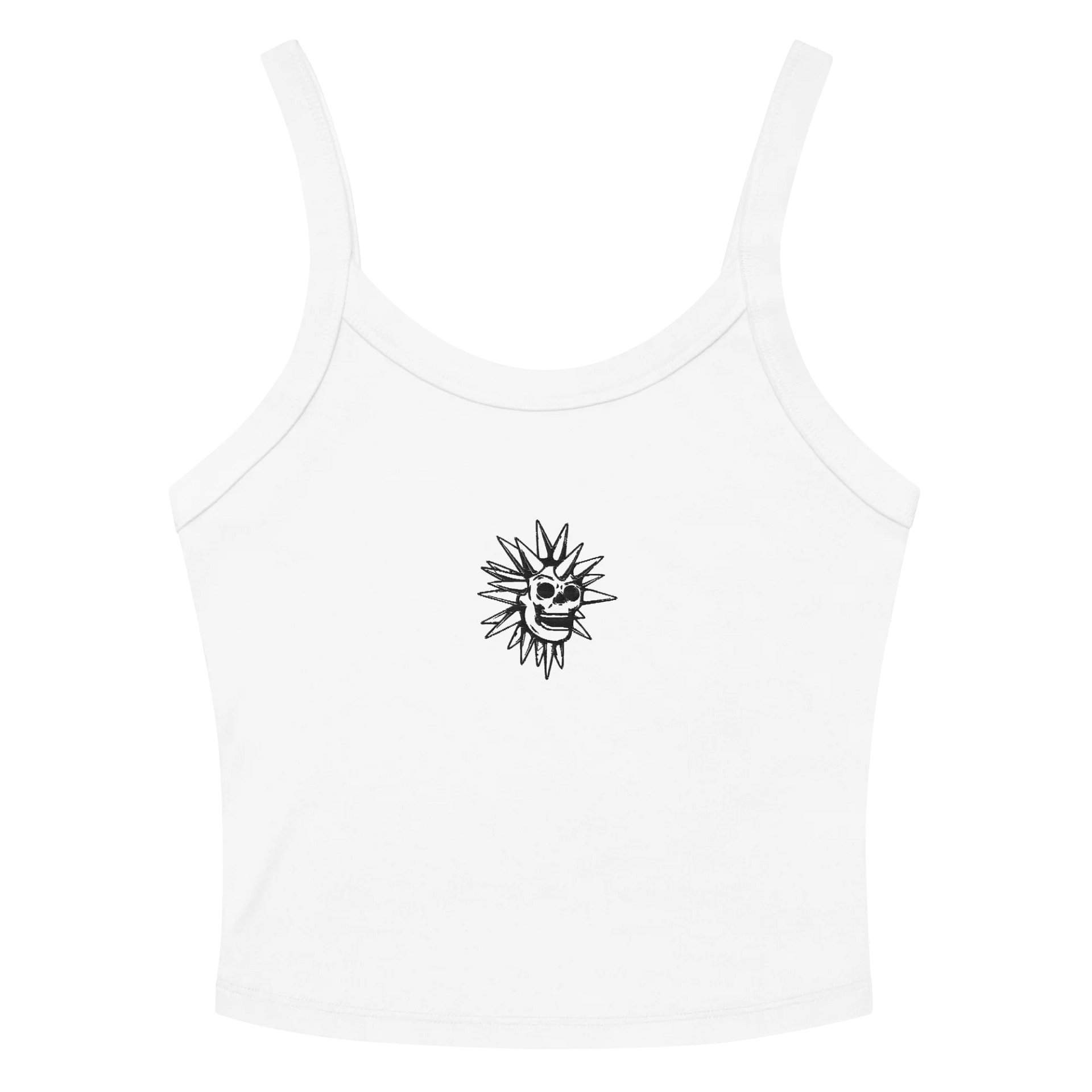 Embroidered Disco Skull Tank - Light product image (3)