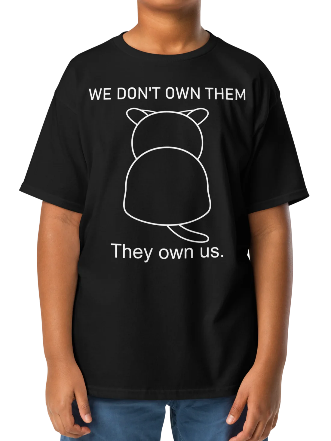 Cats Own Poeple - Unisex Youth Heavyweight T-shirt product image (2)