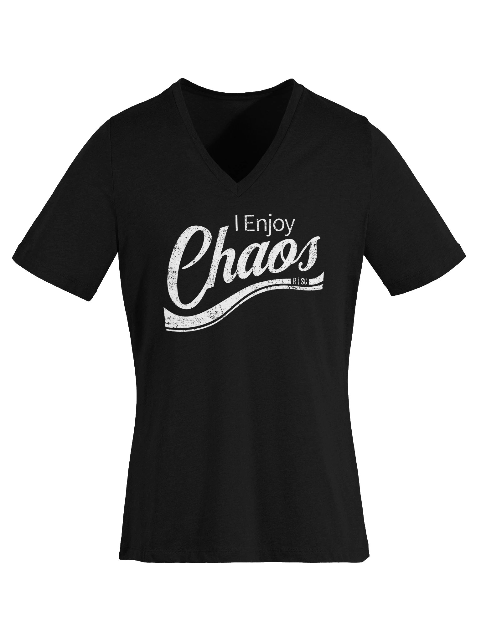 I Enjoy Chaos V-Neck T-Shirt product image (5)