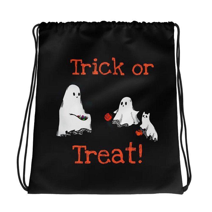Ghostly Treats Drawstring Bag product image (1)