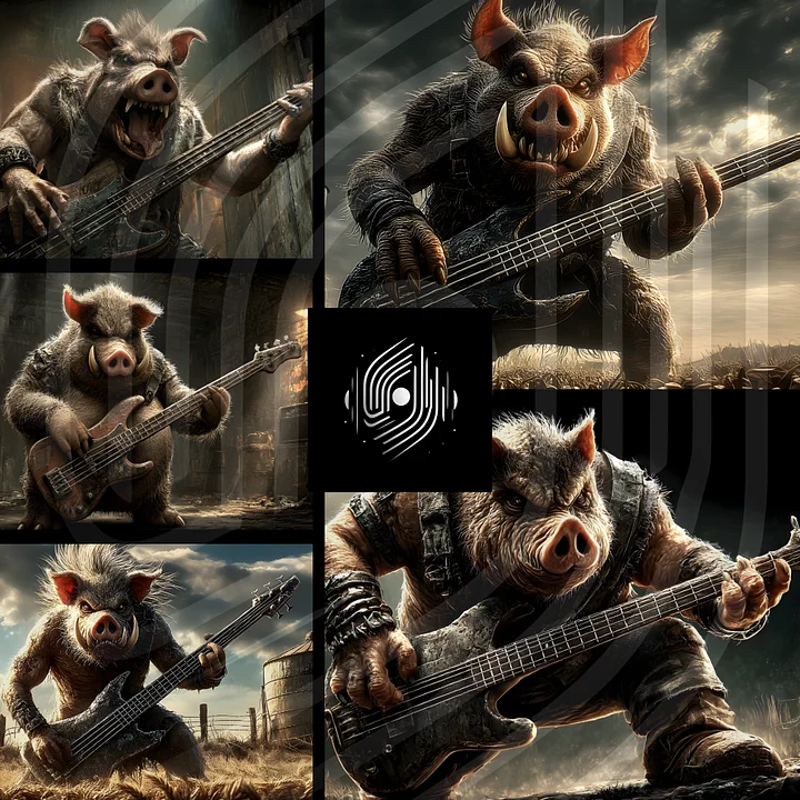 Pig & Boar Musicians Pack – Bassists product image (1)