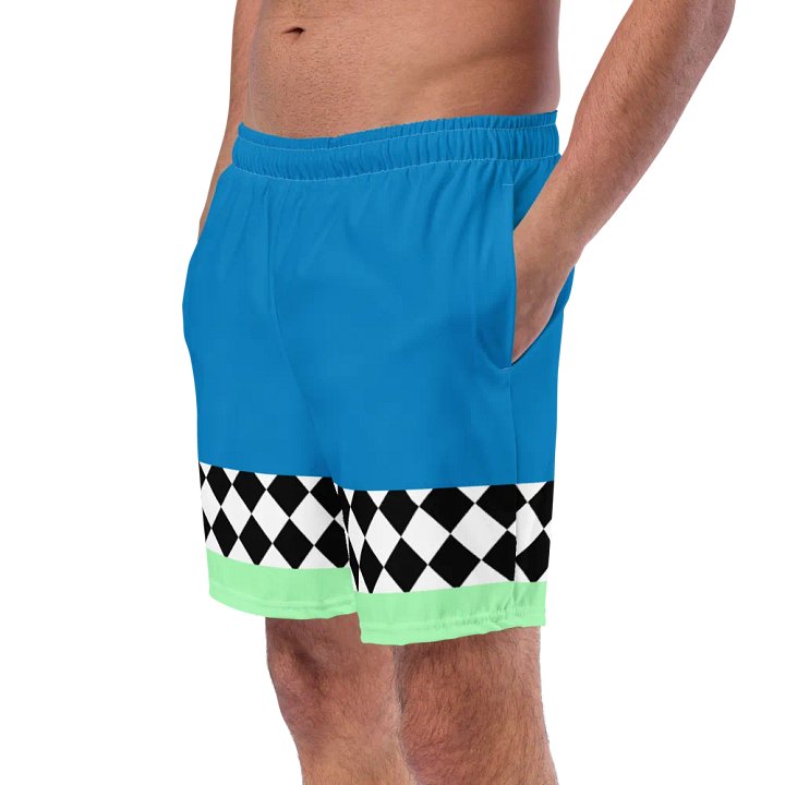 Swim Shorts {harley stripe teal} product image (1)