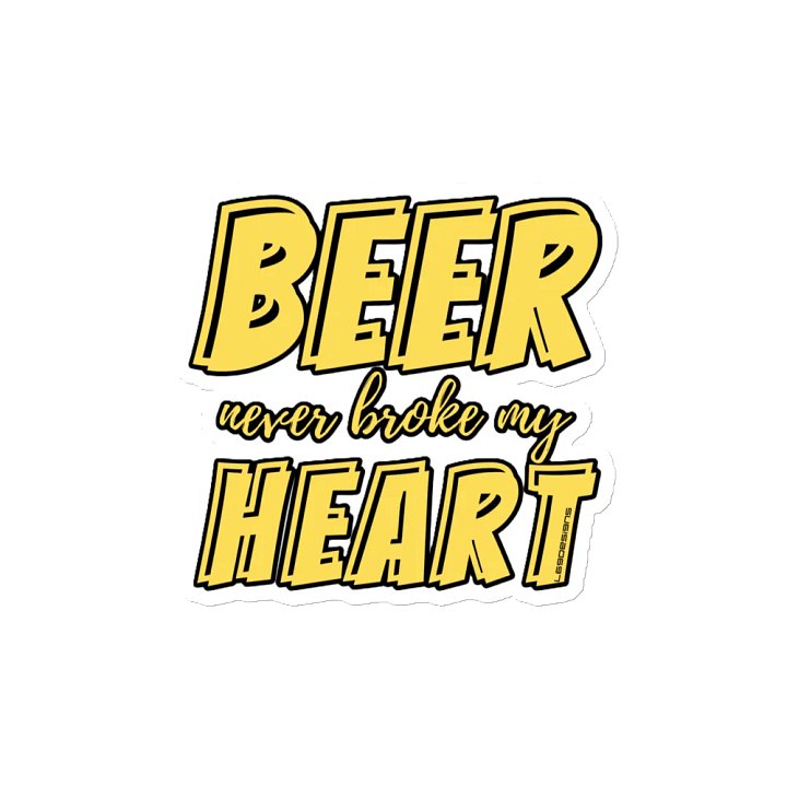 BEER NEVER BROKE MY HEART product image (2)