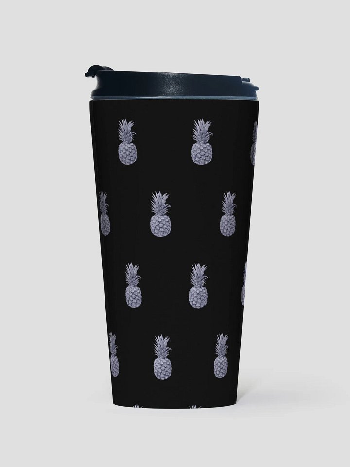 Monochrome Pineapple Stainless Steel Small Travel Mug product image (2)