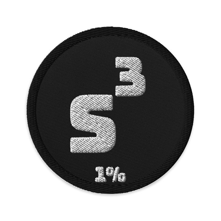 S³ 1%er Embroidered Patch product image (1)