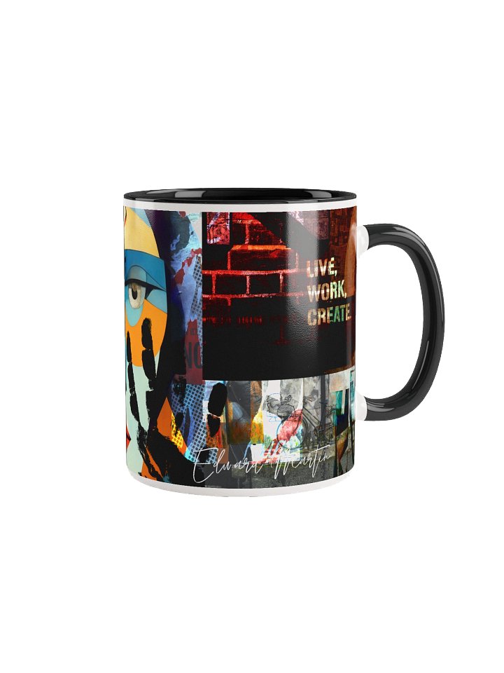 'Live, Work, Create' by Edward Martin Ceramic Mug product image (14)