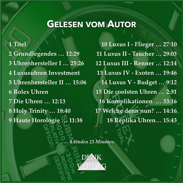 Copy of Luxusuhren - Hörbuch CD product image (2)