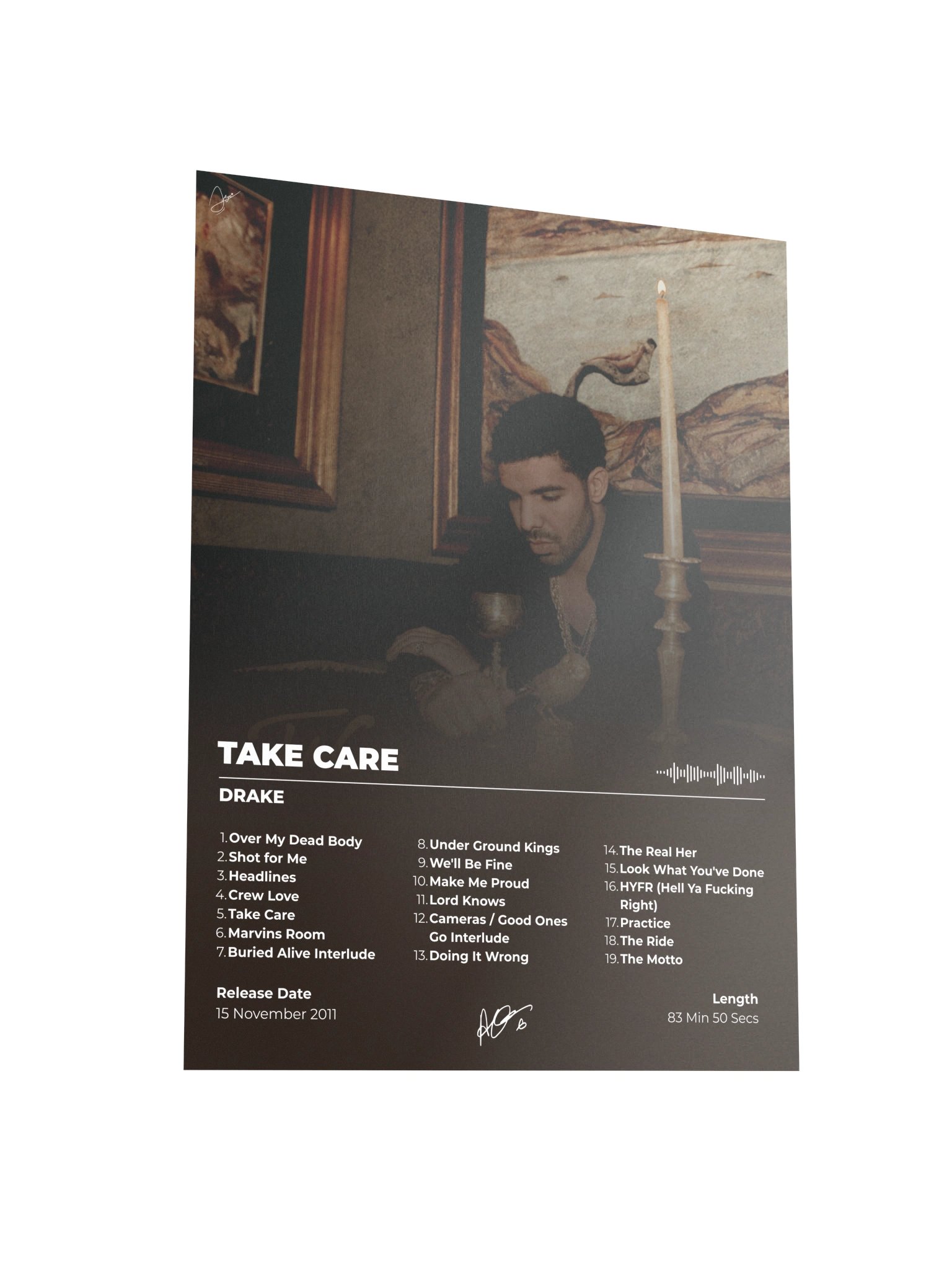 Drake Take Care Album Poster product image (6)