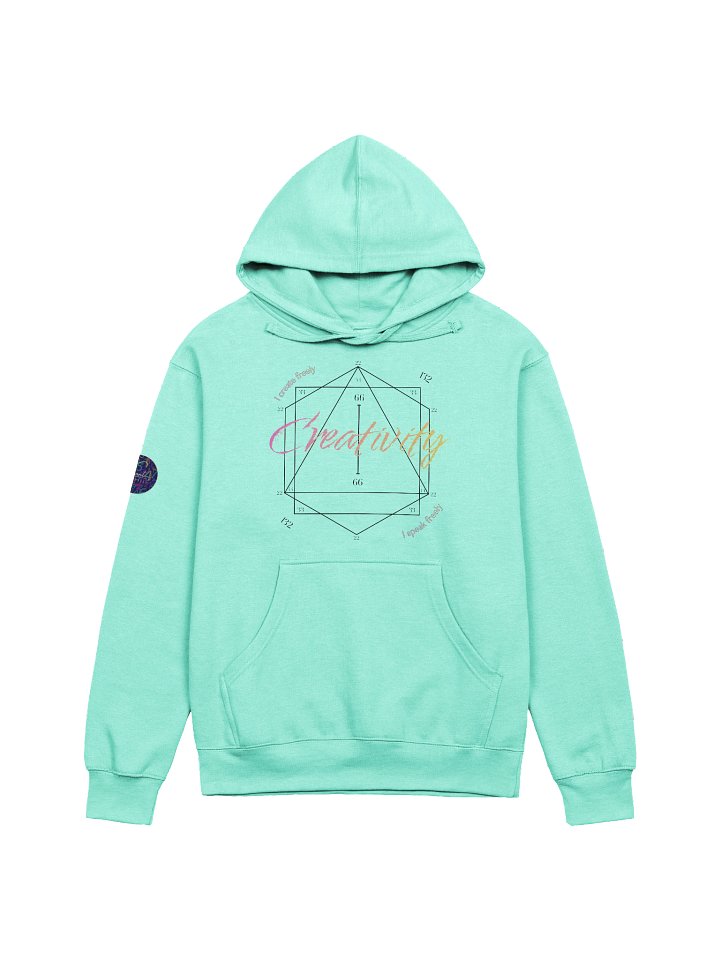 Creativity 132 Vibrational Hoodie (pink to yellow) product image (2)