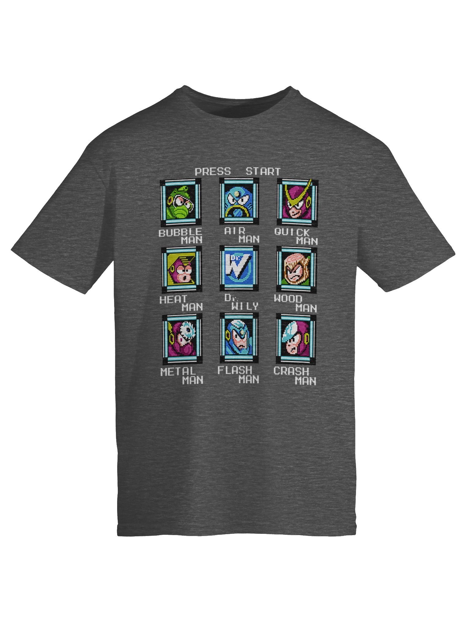 Mega Man 2 Stage Select Shirt product image (7)