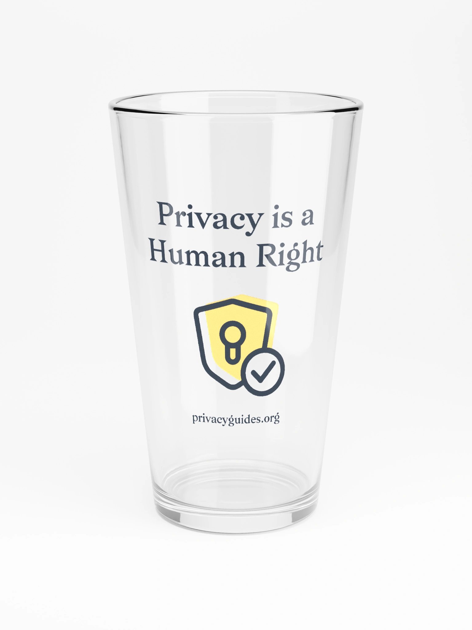 Privacy is a Human Right - Pint Glass product image (3)
