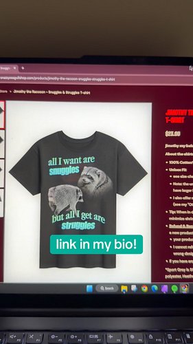jimothy shirts Iinked in my bio! 

Tags: jimothy the raccoon, raccoons, raccoon memes, relatable t-shirt design, Seattle, sho...