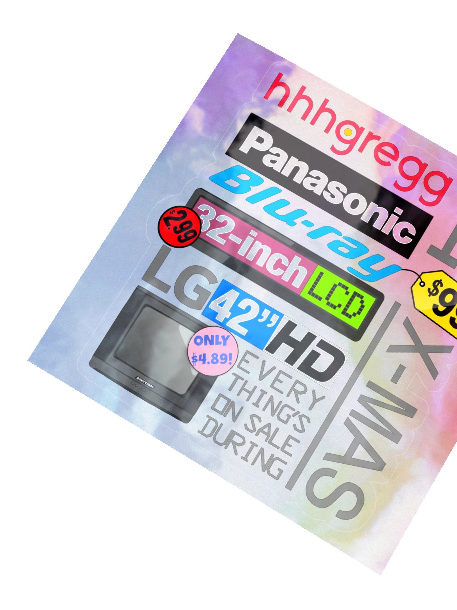 "ReDoin" Holographic Sticker product image (4)
