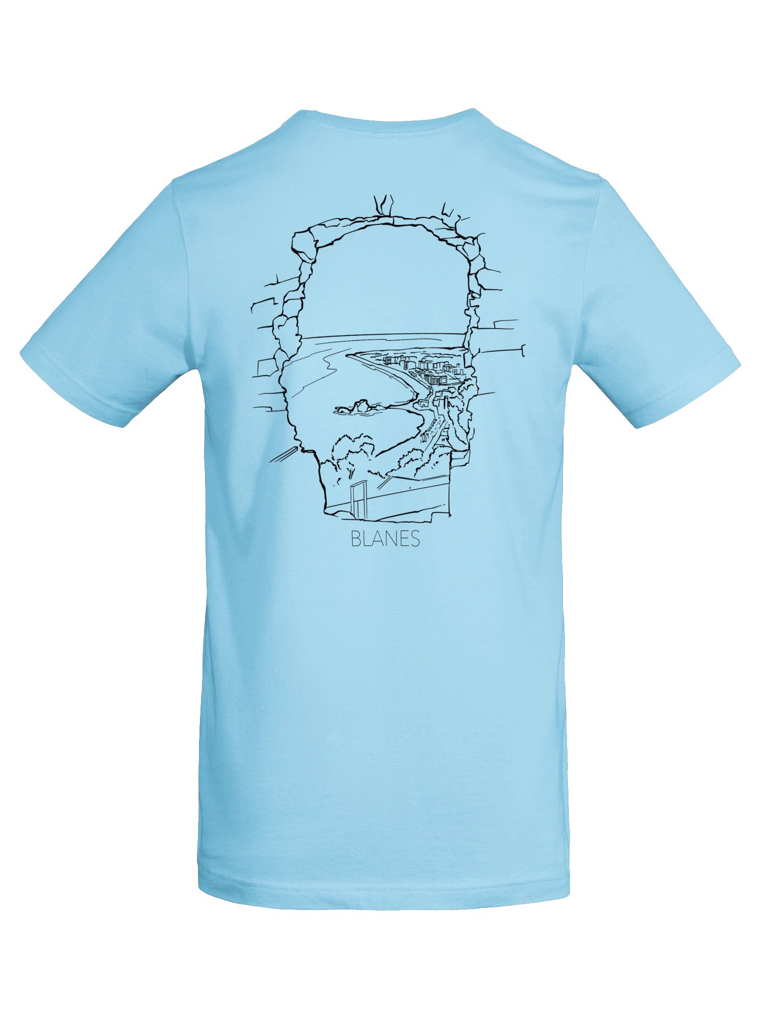 Mirador Castillo de San Juan en Blanes Camiseta Logo bordado product image (6)