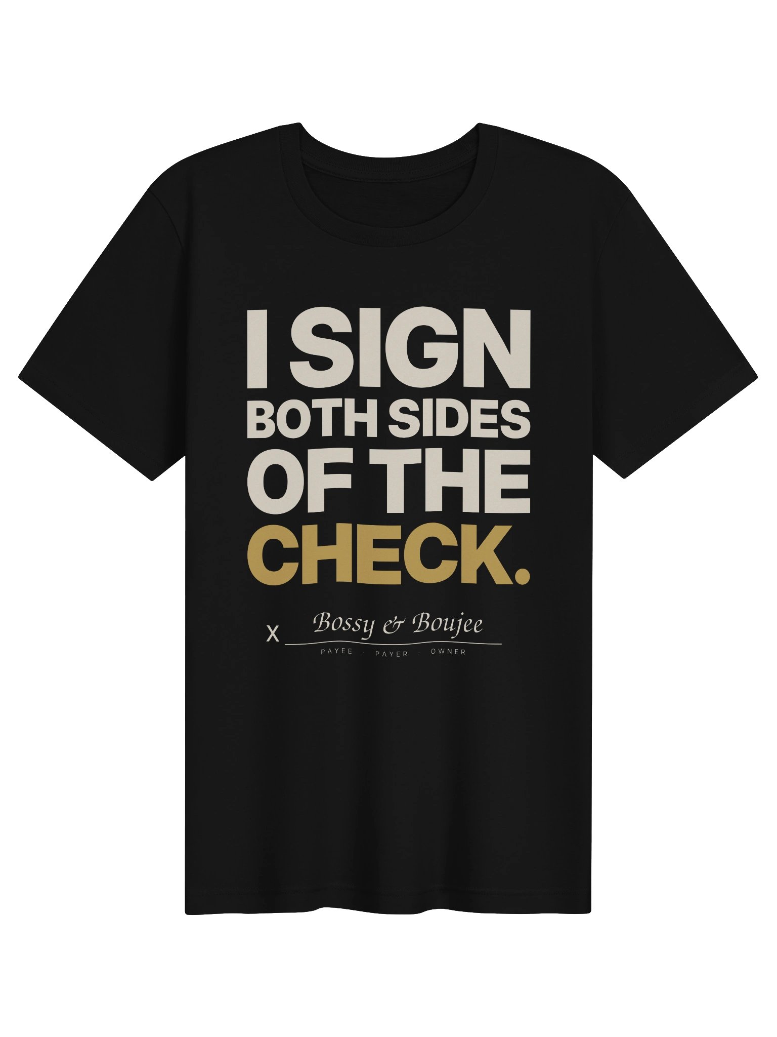 Both Sides of the Check Tee product image (1)